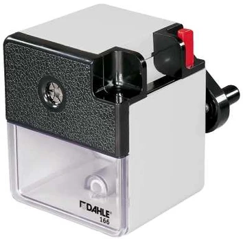 Blyantspidser Dahle 166, til blyanter med diameter op til 12 mm, grå