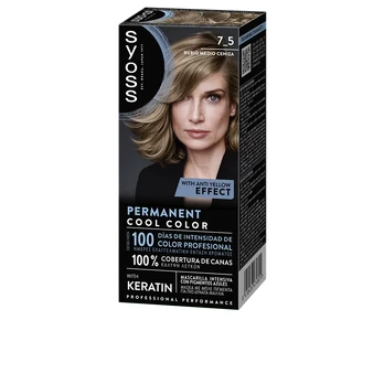PERMANENT COOL COLOUR #7.5-Medium Ash Blonde 1 u