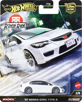 Hot Wheels Premium Pop Culture Ronin Run II „07 Honda Civic Type R“ JBK53