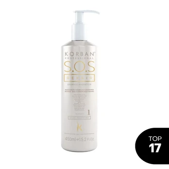Korban S.O.S Repair atstatomasis plaukų šampūnas, 450 ml
