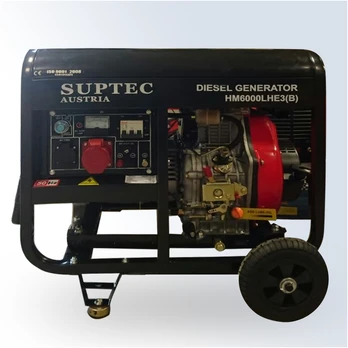 Dyzelinis trifazis generatorius SUPTEC 6,0 kW 220V/400V