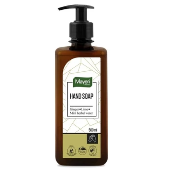 Skystasis muilas Mayeri Organic Ginger & Lime, 500ml