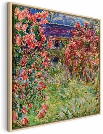 Artgeist Paveikslas - Claude Monet – La maison dans les roses