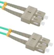 Qoltec Optic Patchcord SC/UPC – SC/UPC MM 50/125 OM4 2m (54354) kaina