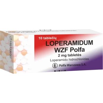 LOPERAMIDUM WZF POLFA 2 mg tabletės N10