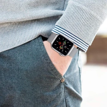 Tech-Protect watch strap MilaneseBand Apple Watch 42/44/45/49mm, gold