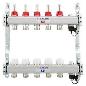 Salus Nordic As Salus gulvvarmemanifold 9-kreds med flowmeter