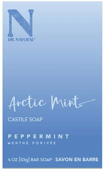 Muilas Dr. Natural Castile Bar Arctic Mint, 113 g