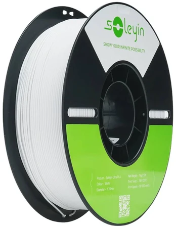 Creality SOLEYIN ULTRA PLA 1,75mm Baltas 1kg