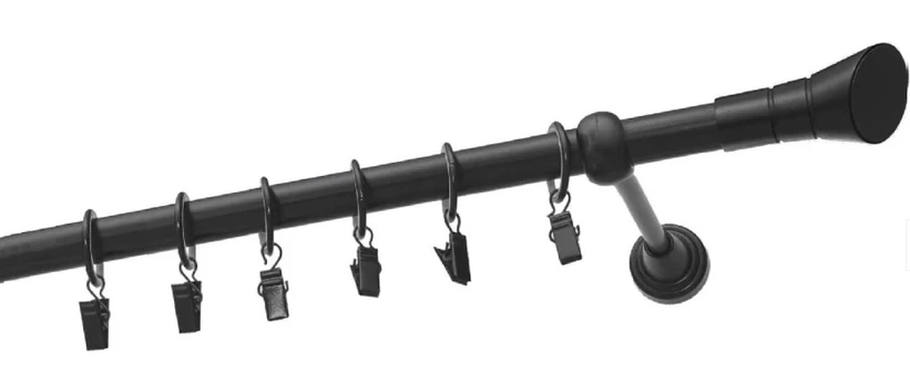 Karnizas Olimp Cosmo, 400 cm, Ø 19 mm, juoda