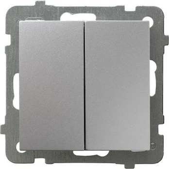 Ospel Step Switch ir Single Pole Silver AS OSPEL