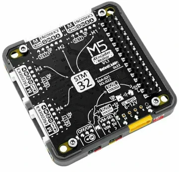 4EncoderMotor Module V1.1 – 4 kanalų variklio valdiklis – STM32 + BL5617 – M5Core kūrimo moduliams – M5Stack M138-V11