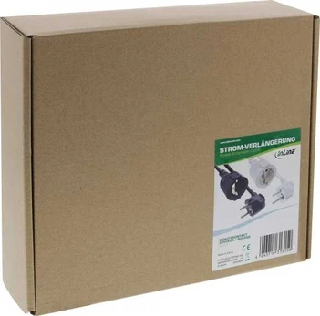 InLine® maitinimo prailginimo kabelis angeld Type F juodas 15m