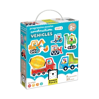 Lavinamoji dėlionė Progressive Puzzles Vehicles 2+