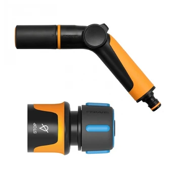 Fiskars Purškimo pistoletas TC+CF Žarnos jungtis 13mm, STOP