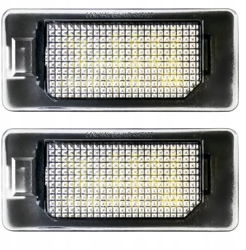 2x Led numerio apšvietimo lemputės Audi A1 A3 A4 A5 A6 A7 Q3 Q5 Q7 Tt