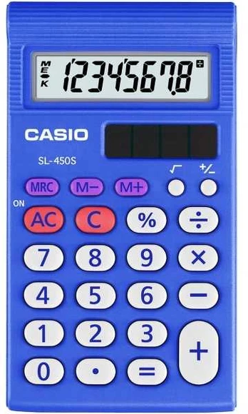 Casio SL-450L, Pocket, Financial, 8 digits