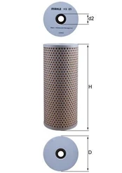 Hidraulikos filtras HX89