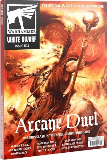 Games Workshop Warhammer - Baltas DWARF 524 žurnalas