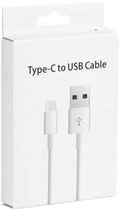 Oem Cabel USB Type C 3.1 / 3.0 HD2 1 meter baltas in BOX kaina