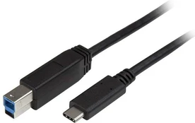 „StarTech“ USB-C KABELAS PRIE USB-B 2M/MALE/MALE kaina