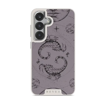 Scorpio - Samsung Galaxy S25 Case, Elite Light (Magnetic) / Silver / Purple