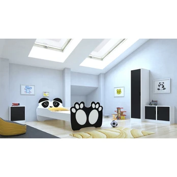 Lova su čiužiniu BEAR BLACK 140x70