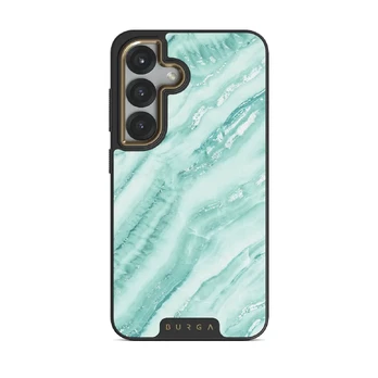 Fresh Breeze - Samsung Galaxy S25 Case, Elite Dark (Magnetic) / Gold