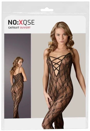 NO:XQSE Lace Catsuit L/XL kūno kojinė