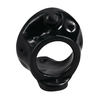 Offer It Silicone Support Ring Black 9.5cm Adjustable System