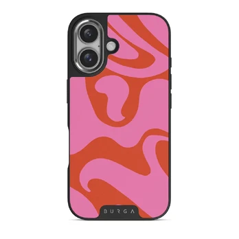 Ride The Wave - iPhone 16 Plus Case, Elite Dark (MagSafe) / Silver
