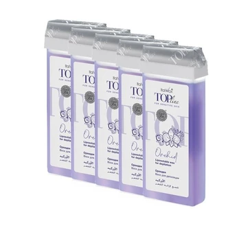 Depiliacinis vaškas Italwax TopFormula Orchid, 100ml x5