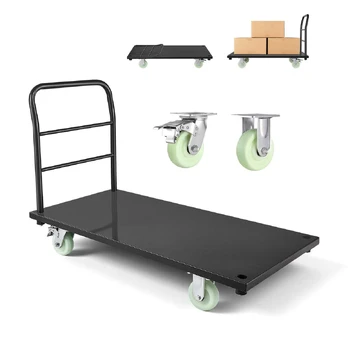 Plieninė platforma su ratukais, 907 kg