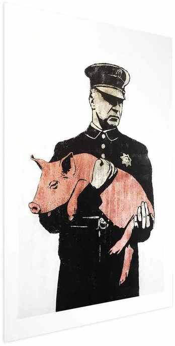 Artgeist Plakatas - Police Pig