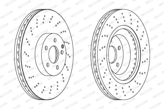 FERODO DDF1639C-1 Brake Disc