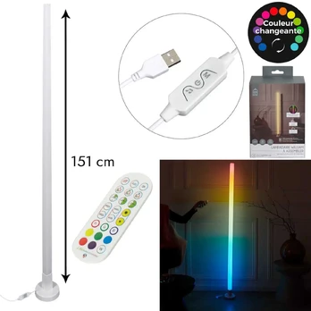 LED RGB tube lamp (151cm) + Remote control