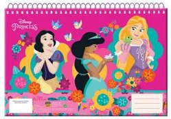 „Disney Princess Spring“ A/4 spiralinis eskizų sąsiuvinis, 30 puslapių