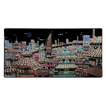 Pelės kilimėlis "LIT Mousepad" Ichiba (Night) - 900x400x3mm