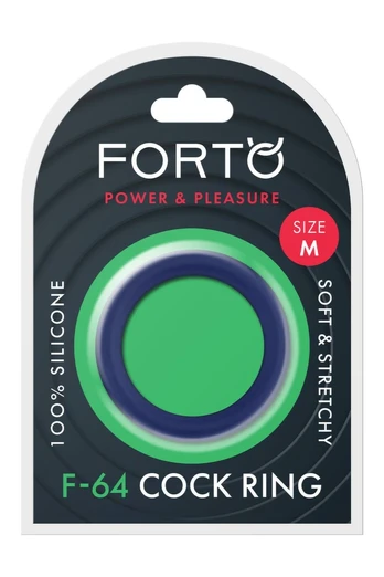 FORTO F-64 Wide Silicone Ring Medium 45mm Blue