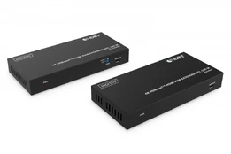 KVM Digitus HDBaseT Extender Set juodas kaina