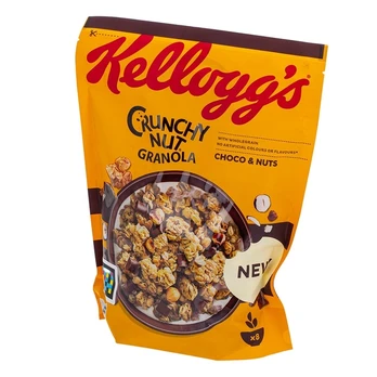 Dribsniai KELLOGG'S CRUNCHY NUT GRANOLA CHOCO, 380 g