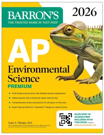 AP Environmental Science Premium, 2026: Prep Book With 5 Practice Tests + Comprehensive Review + Online Practice