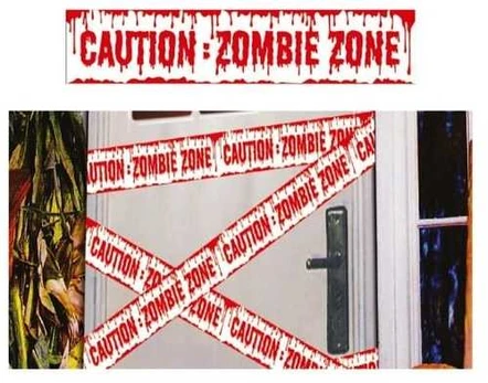Fiesta Zombie Zone afspærringsbånd