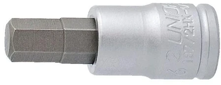 UNIOR šešiakampė galvutė 1/4" 4