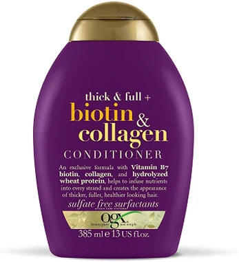 Plaukų kondicionierius Ogx Biotin & Collagen, 385 ml