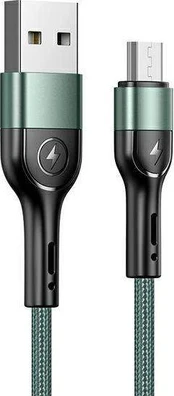 Usams USB-A – microUSB laidas 1 m žalias (112226)