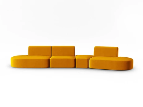 Sofa Milo Casa Paolo, geltona