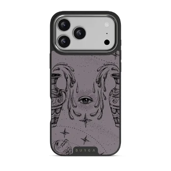 Aquarius - iPhone 17 Pro Max Case, Elite Dark (MagSafe) / Gunmetal / Purple