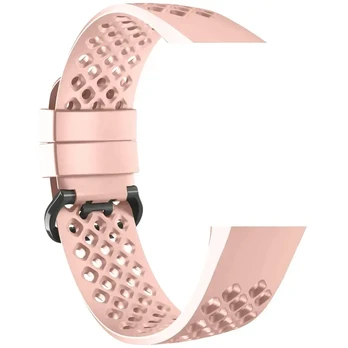 Devia band Deluxe Sport Mesh for Fitbit Charge 3 / Charge 4 pink S