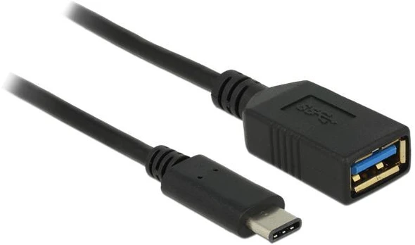 USB adapteris Delock USB-C – USB juodas (65634)